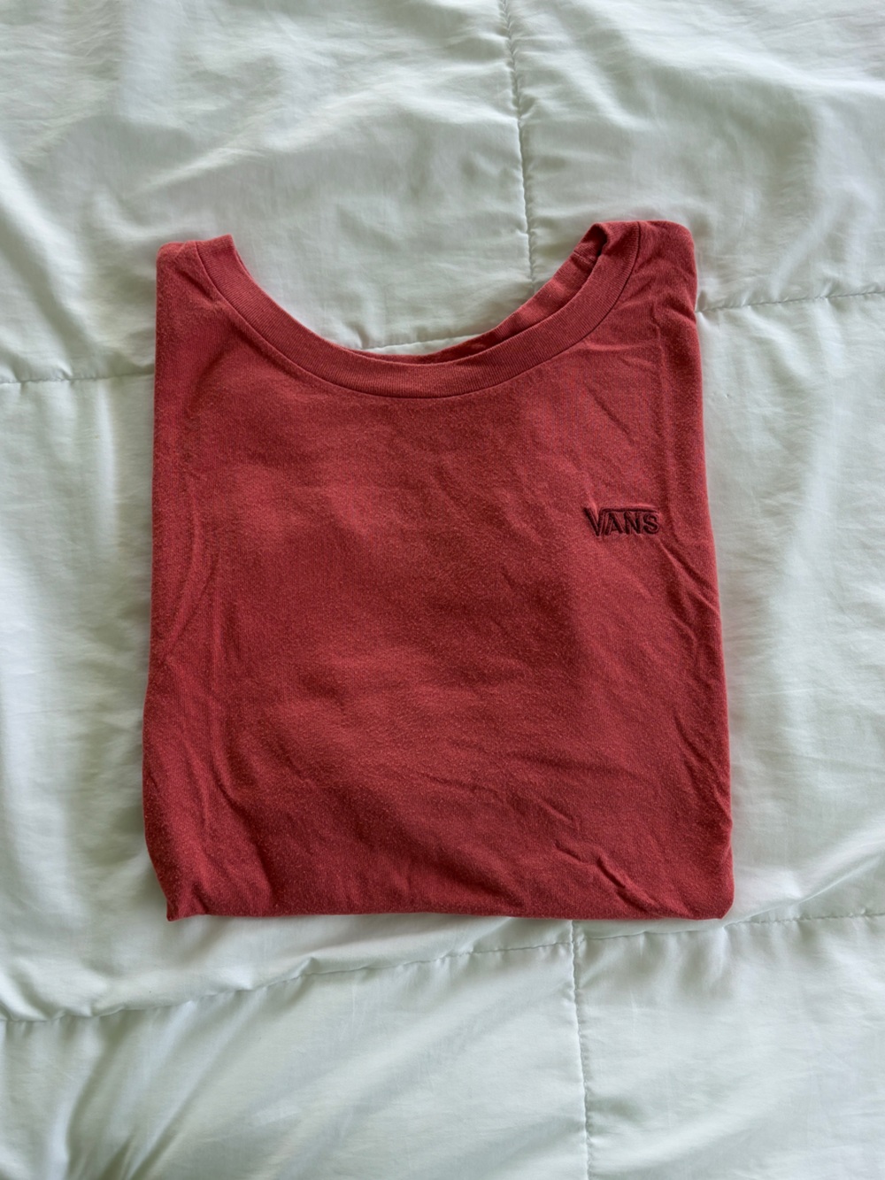 Vans Coral Crewneck Tee with Subtle Logo